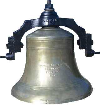 Powder Coated Refinished Antique Bell